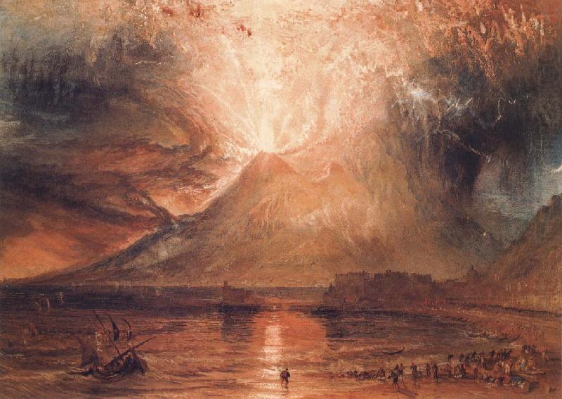 J.M.W. Turner Mount Vesuvius in Eruption china oil painting image